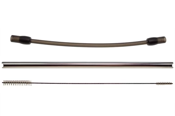 Null Milchschlauch-Set Für Siemens EQ6, Bosch VeroAroma 12004554 + Milchrohr Edelstahl + Bürste 1
