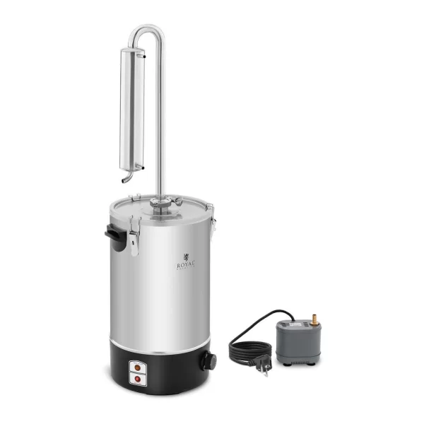 Royal-catering Royal Catering Destilliergerät – Wasser – 20 L – Edelstahl – Royal Catering 1