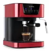 Klarstein Arabica Espressomaschine 1050W 15 Bar 1,5l Touch-Bedienfeld Edelstahl Rot 23