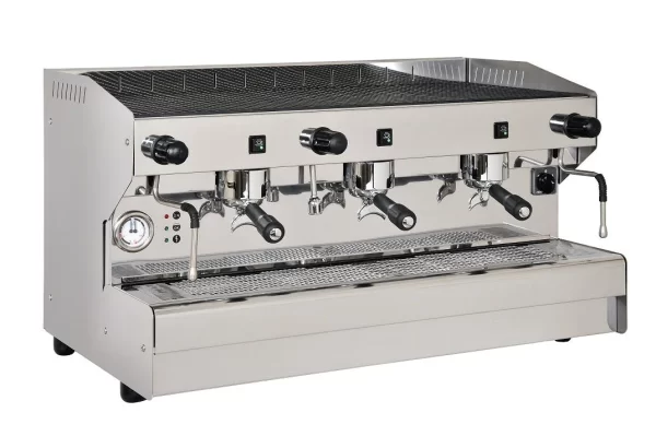 Gmg Siebträger – Espressomaschine BAROSSI Professionale 3 Gr. Autom. – Edelstahlausführung 3