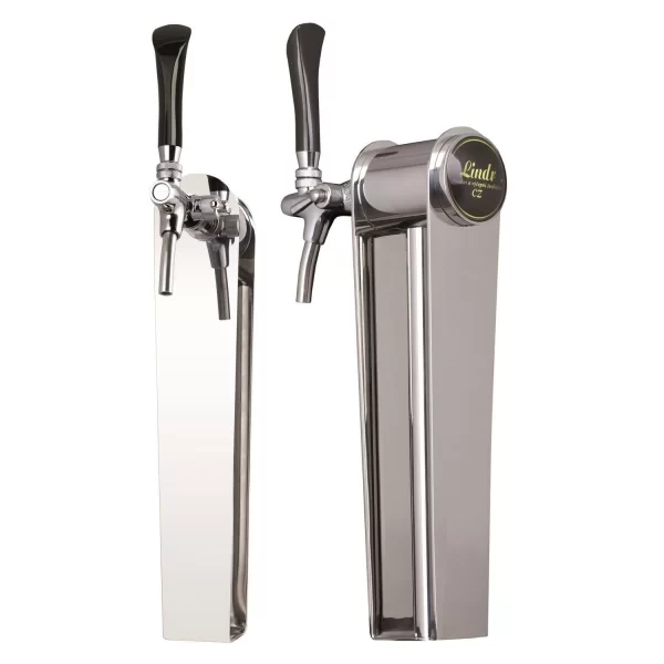 Null Schanksäule Chrom 4-leitig, Elegant, `Topp-Qualität!` 8