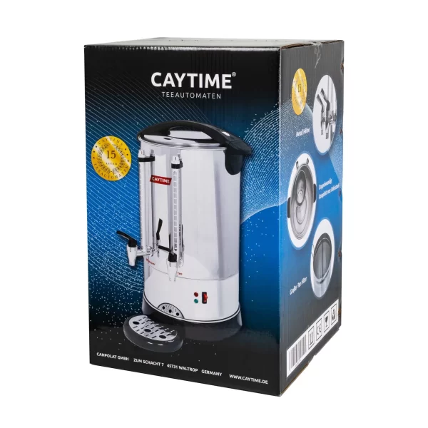 Null Caytime 15 L Doppelwand Isolierung Analog A15 Teemaschine Samowar Semaver Teekocher Teeautomat Glühwein Spender 7