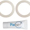 Null 2x Dichtung 21531 Für Riviera & Bar CE837a Siebträger + 10ml Spezialfett 25