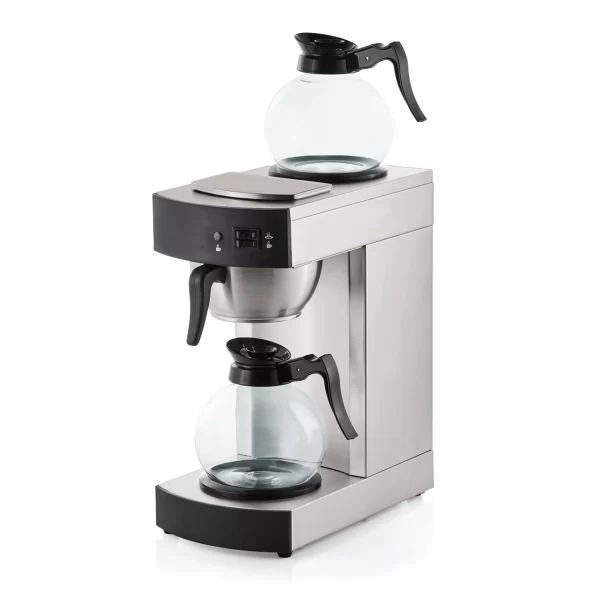 Was-germany WAS Germany – Kaffeemaschine Mit Pumpkanne, 2,2 Ltr., 36 X 19,5 X 52,5 Cm, Chromnickelstahl (2600220) 3