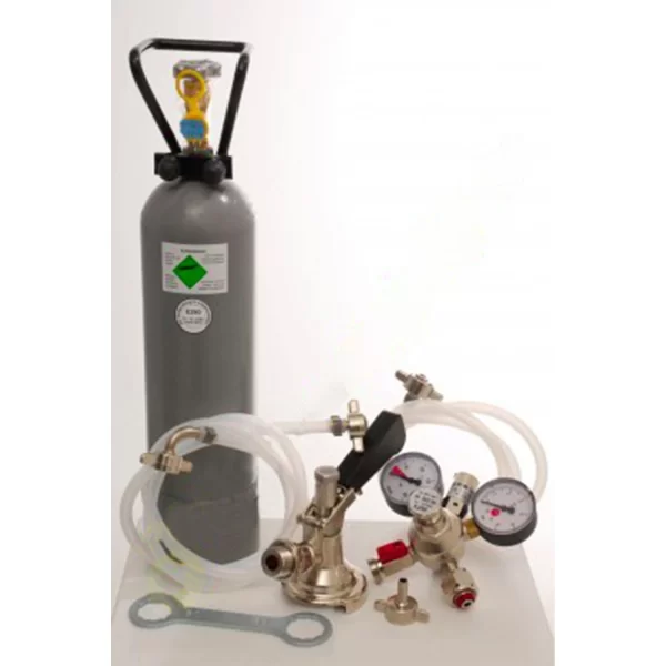 Null Zubehörpaket Für Kontakt 2-leitig Mit 1x Kombi Zapfkopf Und 1x Köpi Zapfkopf Und 2 Kg Co2 Flasche 7