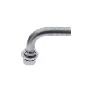 Null Bierschlauchtülle Gebogen CNS,mit Angespritzter Dichtung, NW 10mm 15
