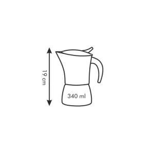 Null Espressokocher MONTE CARLO, 6 Tassen 19