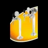 Null Schanksäule Chrom 3-leitig, Elegant, `Topp-Qualität!` 23