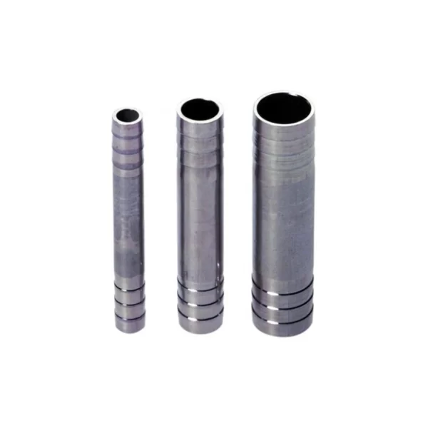 Null Bierschlauchtülle Gebogen CNS,mit Angespritzter Dichtung, NW 10mm 6