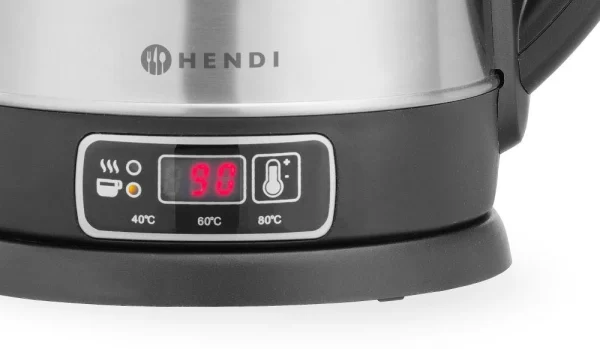 Elektrischer Wasserkocher Mit Temperaturregelung, HENDI, 1,8L, 230V/1800W, 225x168x(H)288mm 7