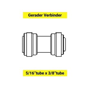 Null Y – Steck – Verbinder Für Schlauch 3/8` 13