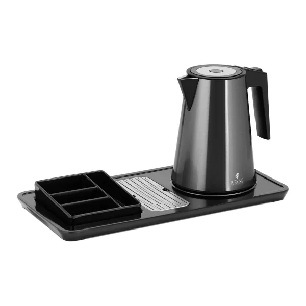Royal-catering Wasserkocher – Kaffee- Und Teestation -1,2 L – 1800 W – Weiß – Royal_catering 3