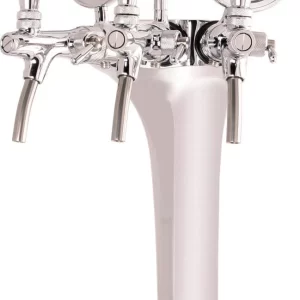 Null Schanksäule Chrom 3-leitig, Elegant, `Topp-Qualität!` 11