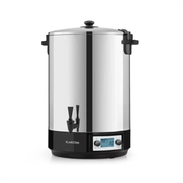 Klarstein Biggie Small Einkochvollautomat Einkochtopf 16 Liter 2000 W Edelstahl Silber 8
