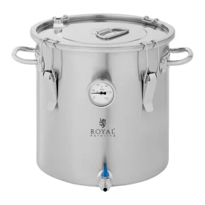 Royal-catering Maischekessel – 18 L – 0 – 150 °C – Edelstahl 19