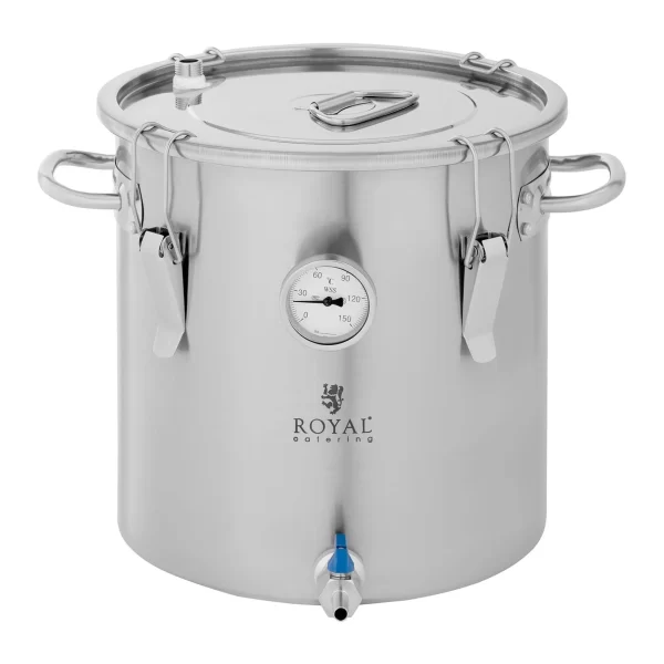 Royal-catering Maischekessel – 18 L – 0 – 150 °C – Edelstahl 7