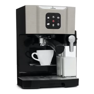 Klarstein BellaVita Kaffeemaschine 3-in-1 1450 W 20 Bar Milchsch?umer Schwarz 11