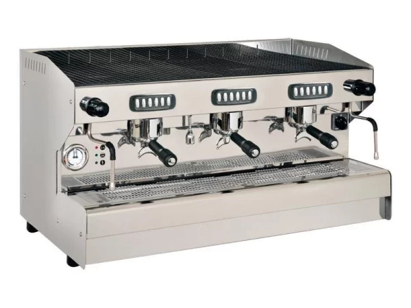 Gmg Siebträger – Espressomaschine BAROSSI Professionale 3 Gr. Semi-Autom. – Edelstahlausführung 5
